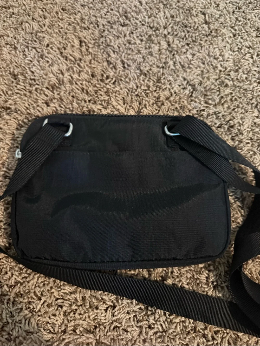 Baggallini Black Nylon Crossbody Belt Bag